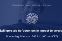 PARTNER EVENT - Webinar 'Vrijwilligers als hefboom om je impact te vergroten' door Strategies & Leaders