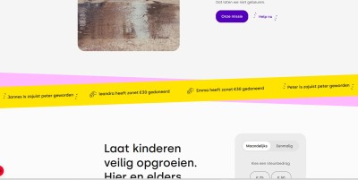SOS Kinderdorpen strook