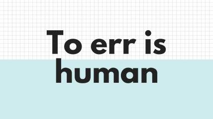To err is human! Why (Fundraising) fuck-ups are important!